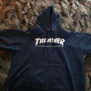 Navy Blue Thrasher Hoodie